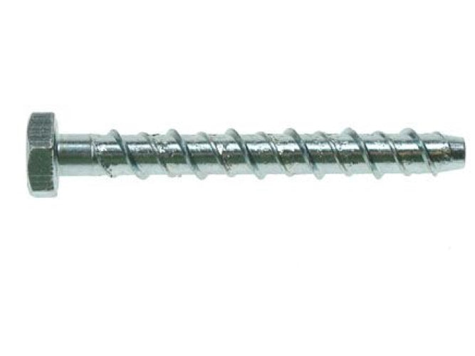 M10, Hex, Concrete Anchor Screw, Self-Tapping, High Tensile, Zinc. Masonry Anchor Fixings M10, Hex, Concrete Anchor Screw, Self-Tapping, High Tensile, Zinc. Concrete Screw - Hex - Heavy Duty