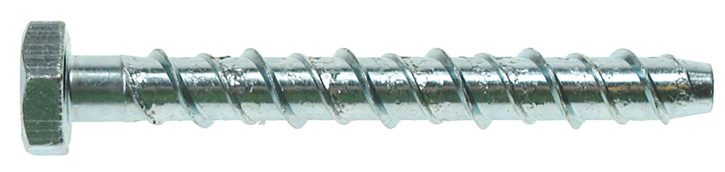 M8, Hex, Concrete Anchor Screw, Self-Tapping, High Tensile, Zinc. Masonry Anchor Fixings M8, Hex, Concrete Anchor Screw, Self-Tapping, High Tensile, Zinc. Concrete Screw - Hex - Heavy Duty