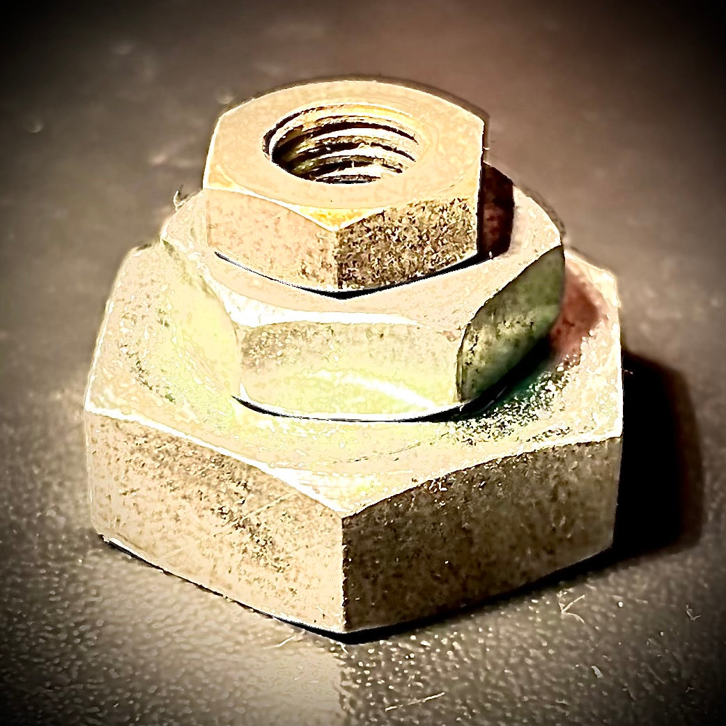 BSF Lock Half Thin Hexagon Nut Self Colour - Fixaball Ltd. Fixings and Fasteners UK