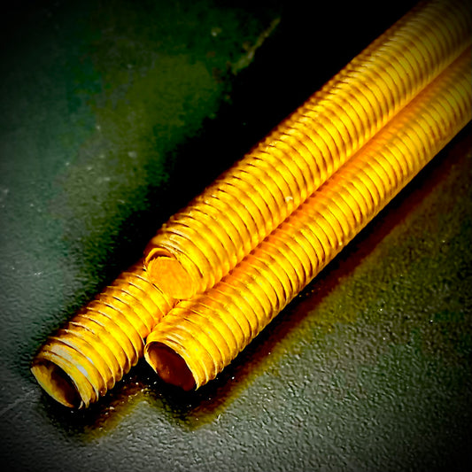 Metric 1m Solid Brass Threaded Bar Studding Rod DIN975 - Fixaball Ltd. Fixings and Fasteners UK