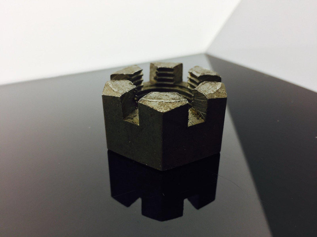 METRIC, Castle Nuts Self Colour, Grade 8, DIN 935 Castle Nuts