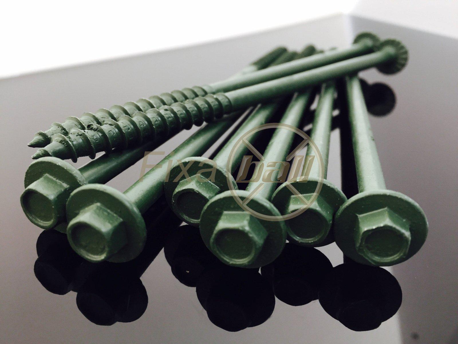 Vinyl Fence Screws Green Decking Screws 50-75mm - Weather Treated, Pozi Drive, For Fencing & Sheds Deck Fence - Foto 3