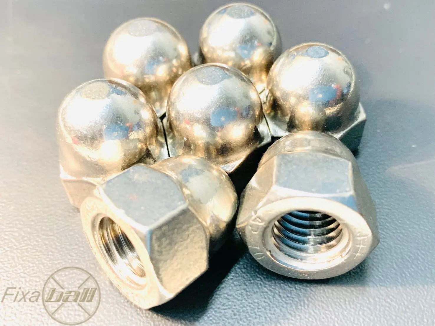M3 - M24, Dome Nuts, High Type, A2/ 304 Stainless Steel, DIN 1587. Nuts M3 - M24, Dome Nuts, High Type, A2/ 304 Stainless Steel, DIN 1587. Dome Nuts