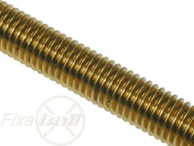 Metric Various Lengths Solid Brass All Thread Bar Rod Din 976 ...