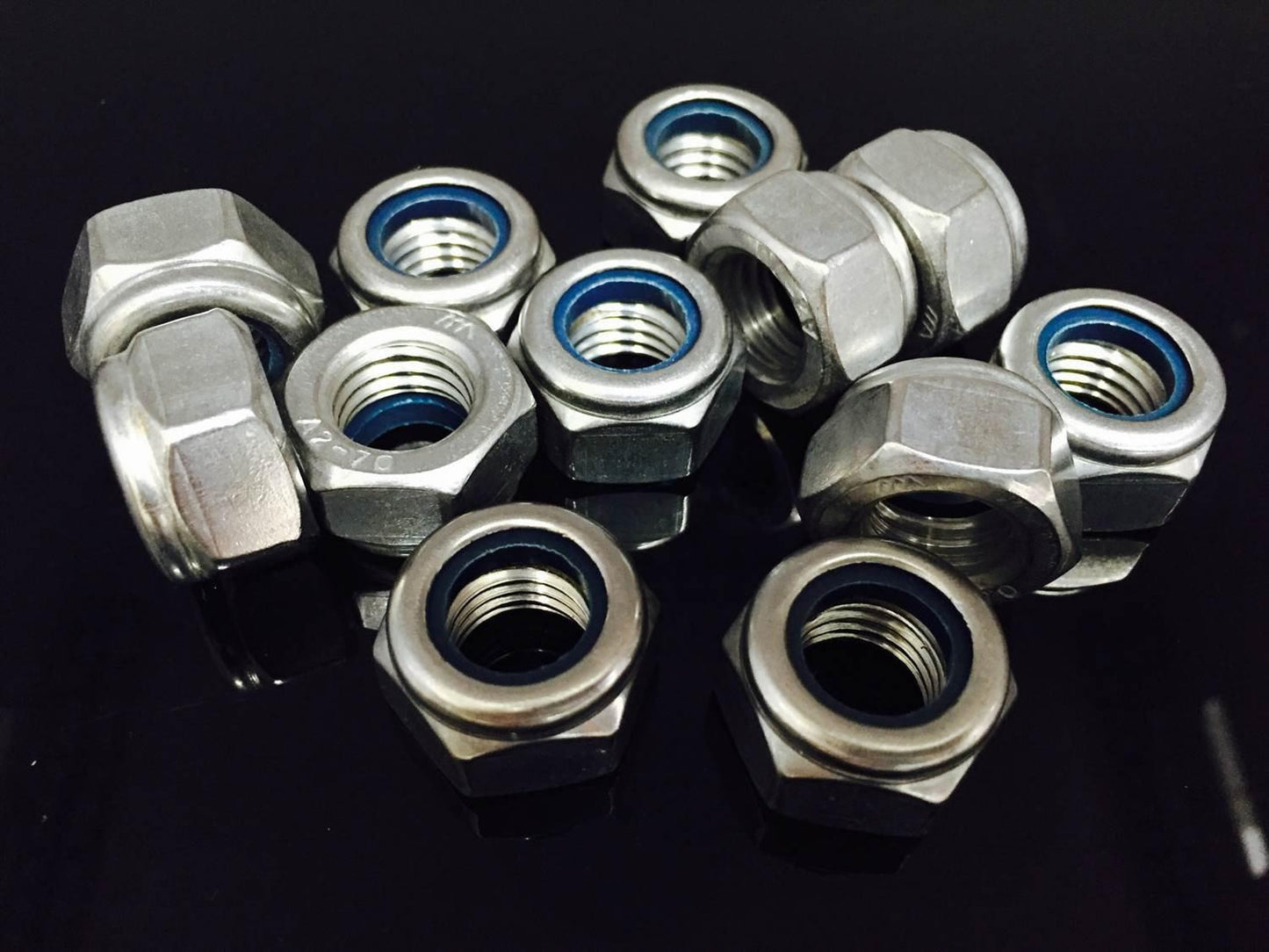 Metric, Hex Nyloc Nut, A2/ 304 Stainless Steel, T-Type, DIN 985. Nuts Metric, Hex Nyloc Nut, A2/ 304 Stainless Steel, T-Type, DIN 985. Nyloc Nuts
