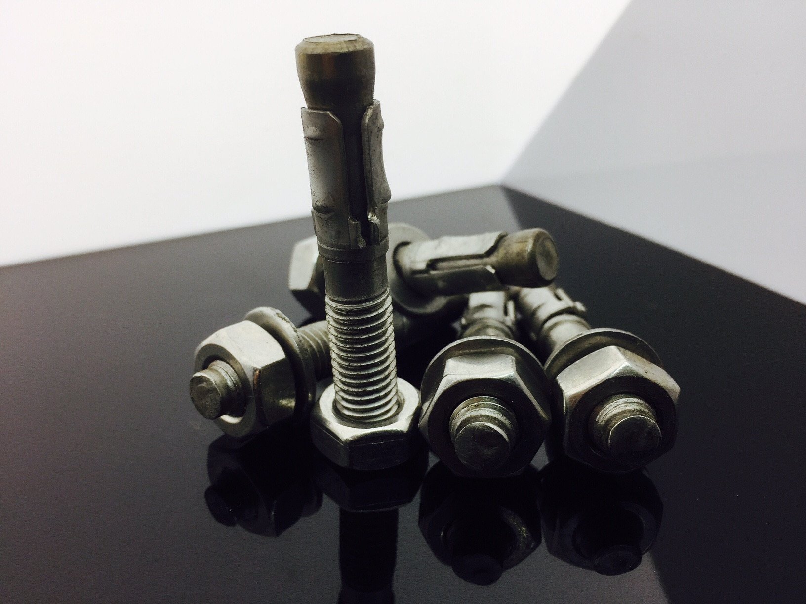 10pcs Heavy Duty Iron Expansion Bolts - 8.7x2.1cm For Speed Bumps & Parking Stops