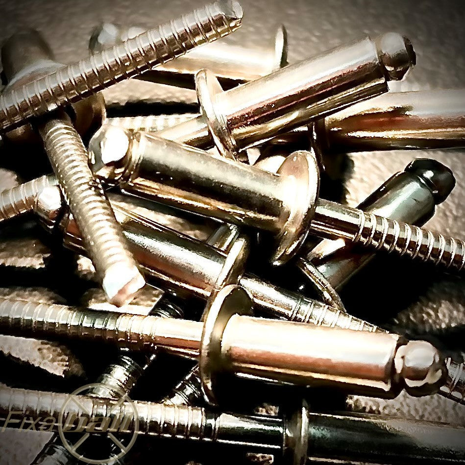 6.4mm, Pop Rivets, Domed, A2/ 304 Stainless Steel, ISO 15983A Pop Rivets - Blind 6.4mm, Pop Rivets, Domed, A2/ 304 Stainless Steel, ISO 15983A Dome - Blind Rivet