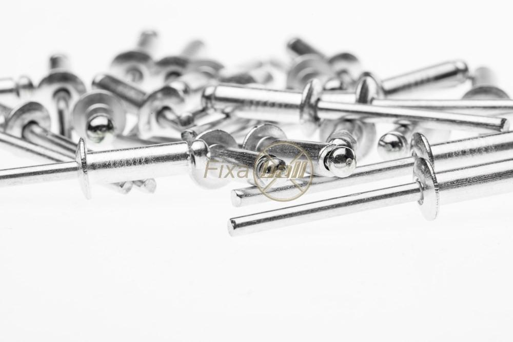 2.4mm, Pop Rivets, Domed, Aluminium/ Steel, ISO 15983A Pop Rivets - Blind 2.4mm, Pop Rivets, Domed, Aluminium/ Steel, ISO 15983A Dome - Blind Rivet